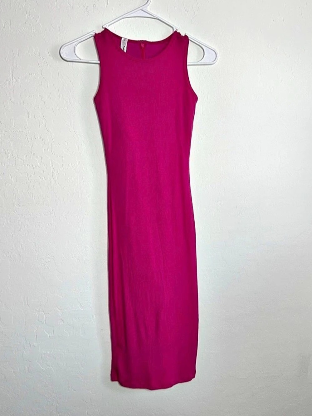 Popilush Built-In Shapewear Tummy Control Midi Dress Pink XS
